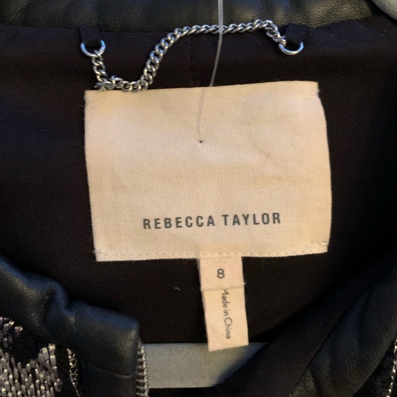 Rebecca Taylor chevron fringe blazer - Picture 5 of 7